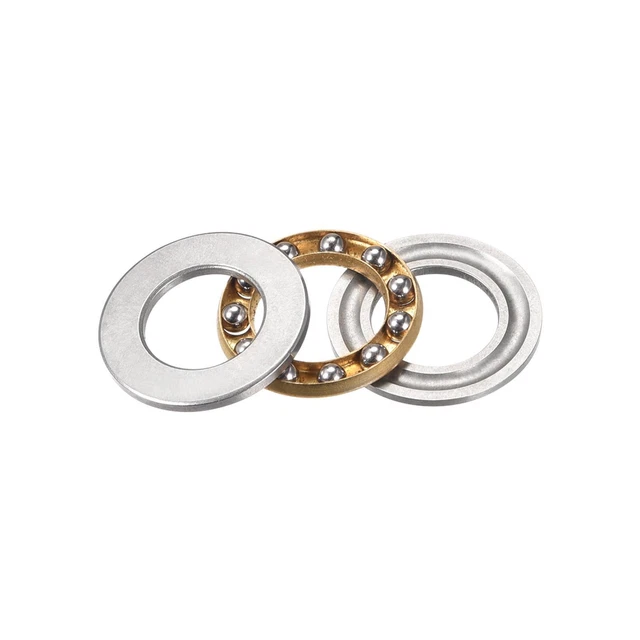 Spinta Miniatura Cuscinetti Sfere Acciaio Cromato Cuscinetto F12-21M (1Qtà)