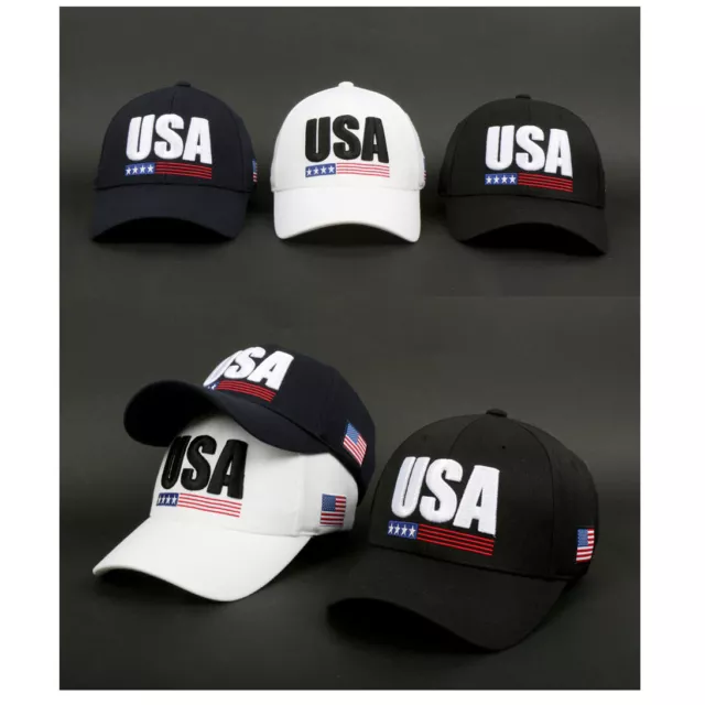Unisex Mens Womens USA Stars and Stripes American Flag Baseball Cap Trucker Hats
