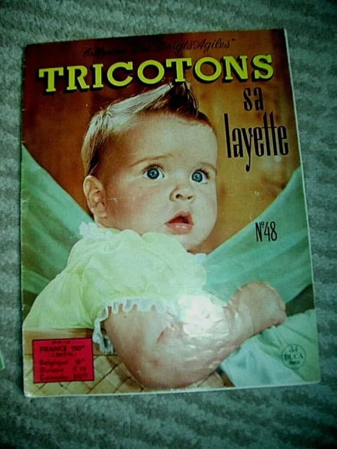 Tricotons sa layette n°48 1959 Doigts agiles Vintage
