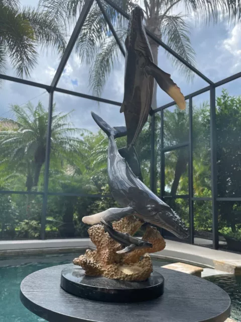Wyland Humpback Life Bronze Statue
