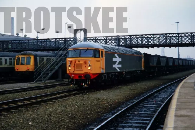 35mm Slide BR British Rail Diesel Loco Class 56 56059 Doncaster 1986 Original