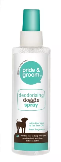 Dog Dry Shampoo and Deodorising Pride and Groom New