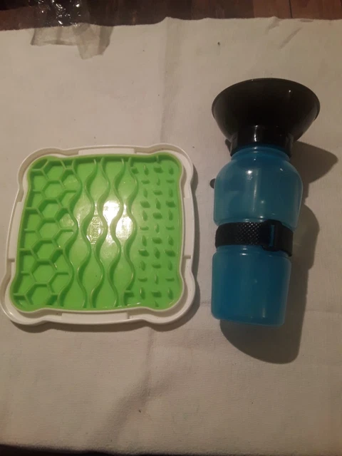Schleckmatte + Trinkflasche     Neu