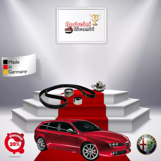 Kit Distribuzione + Pompa Acqua Alfa 159 2.4 Jtdm 147Kw 200Cv Dal 2010-Fp14512V