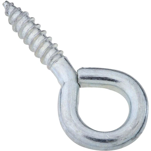 National #108 Zinc Medium Screw Eye (5 Ct.) N118869 National N118869 Steel