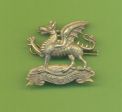 The Buffs (East Kent Regiment).Brass Army Cap Badge