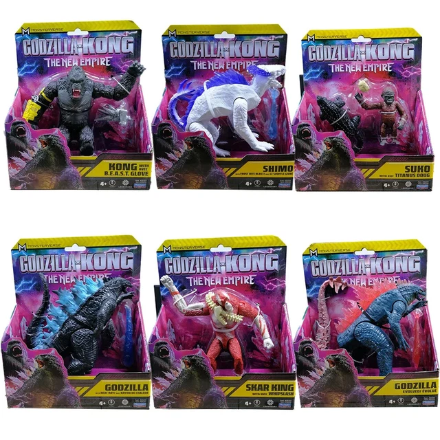 PLAYMATES GODZILLA X Kong The New Empire 6" Action Figures New 2024