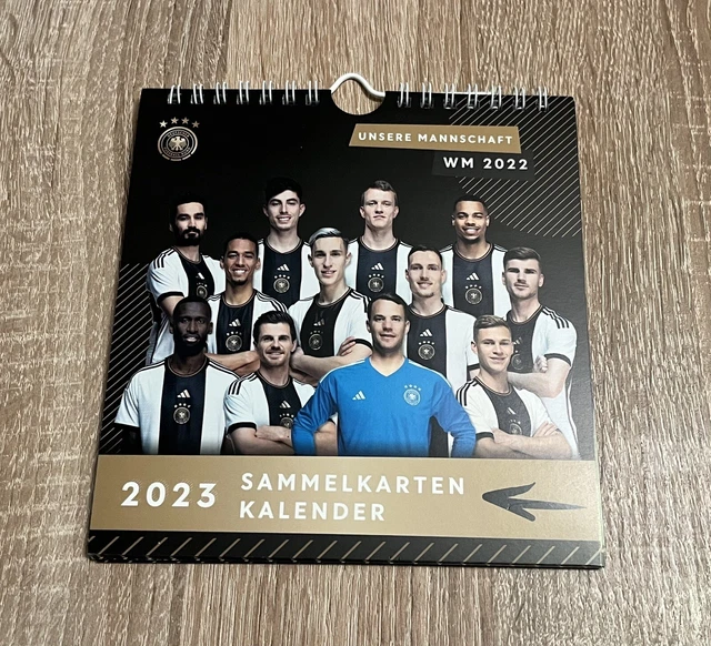 DFB SAMMELKARTEN KALENDER 2023, WM 2022 EUR 2,50 - PicClick DE