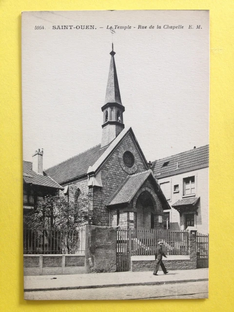 St OUEN l'AUMONE Val d'Oise Le TEMPLE PROTESTANT Rue de la CHAPELLE Patronage