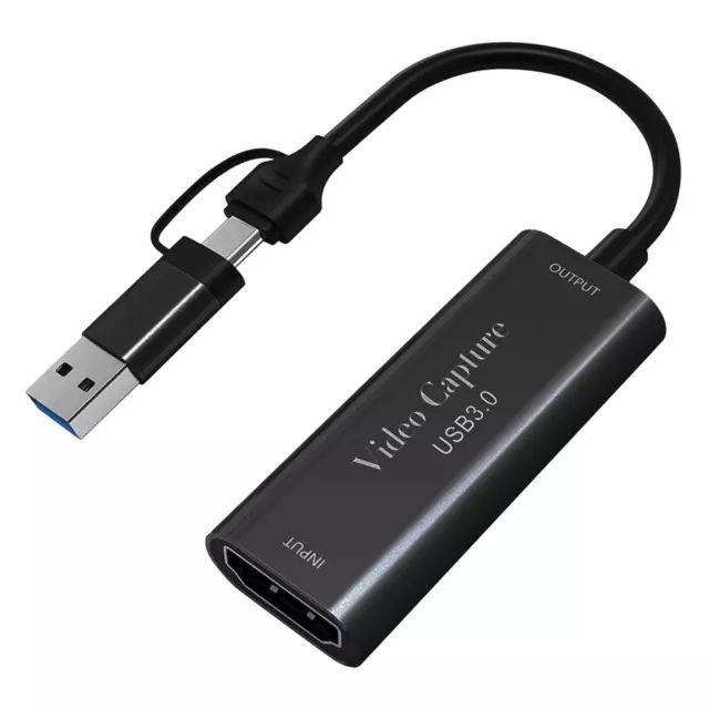 USB3.0 Video Capture Card 4K -Compatible to 1080P 60fps USB Type C Record4392
