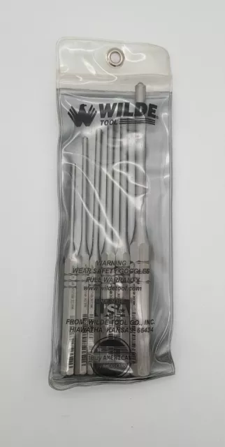Wilde Tool RS906 Roll Spring Punch Set, 6-Piece