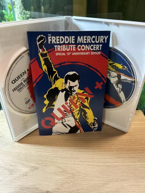 Queen The Freddie Mercury Tribute Concert 10th AnniversaryDVD Set With Booklet