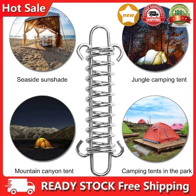 Windrope Buckle, for Outdoor, Camping, with Spring Hook, 5-Piece