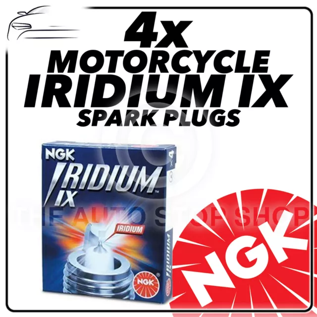 4x NGK Iridium IX Spark Plugs for SUZUKI 1300cc GSX1300R Hayabusa 99->07 #3521