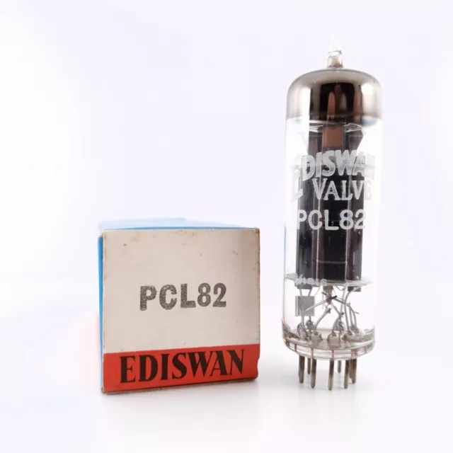 5 X PCL82 EDISWAN TUBE. BLACK PLATES. BRITISH 1960s BRIMAR PROD. NOS/NIB AL  ENA