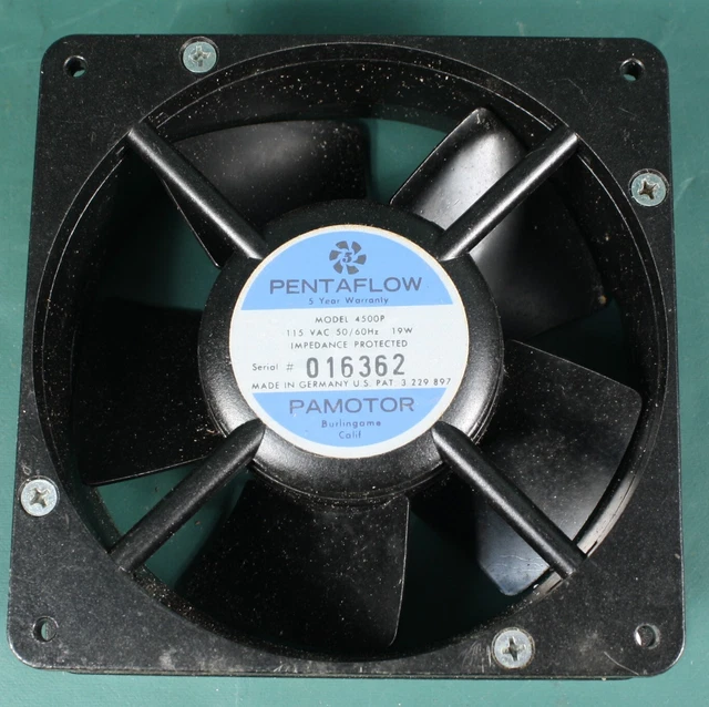 Pentaflow Model 4500P Miniature Axial Fan - New Old Stock