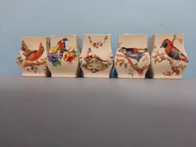 Vintage Royal Doulton Series Ware Bird vases.