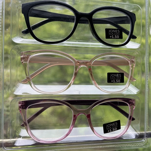 Jones New York Signature +1.50 3 Pair Reading Glasses Readers for Women's