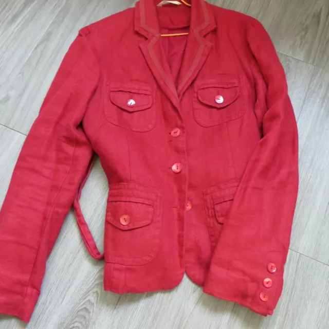 Veste sales rouge promod