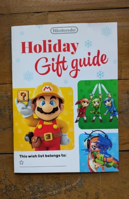 New ✹ Nintendo Wii U 3DS Era ✹ Retail Christmas Book Guide Catalog ✹ PROMO RARE