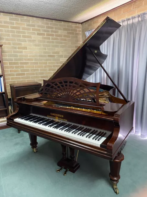 Stunning rosewood 1882 Bechstein Boudoir grand piano