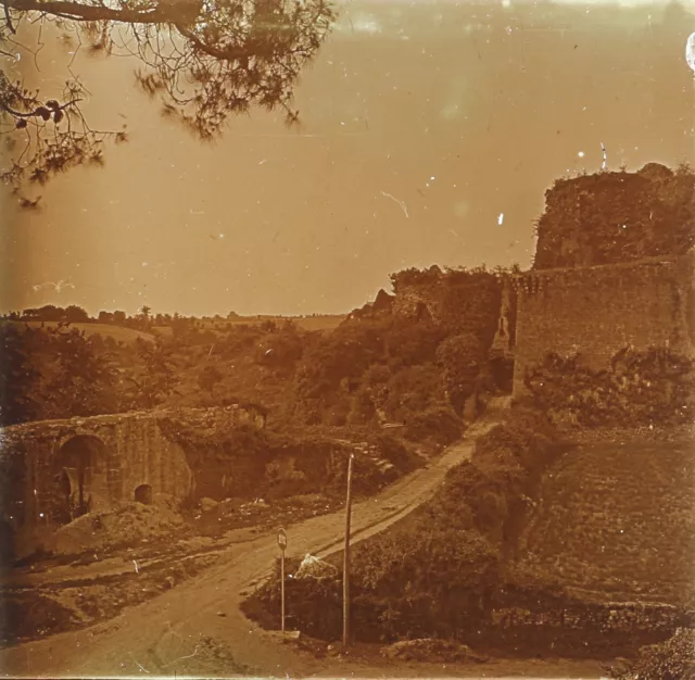 Paysage Carrières c1920 Photo Plaque de verre Vintage V36L6n 