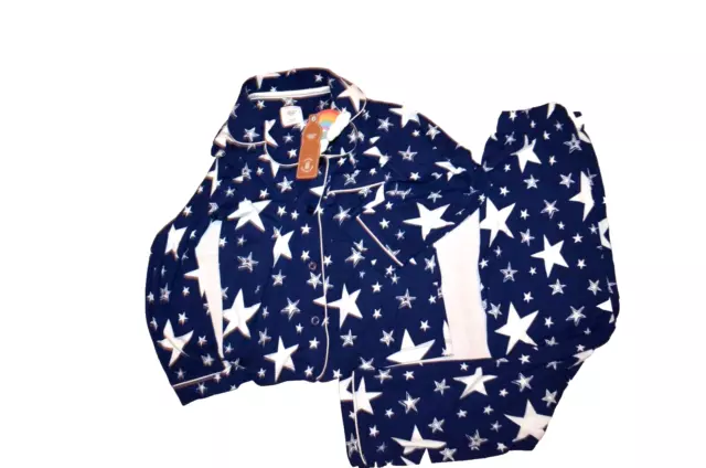 Set pigiami blu navy Chelsea Peers top e pantaloni morbidi lusso taglia: 5-6 anni