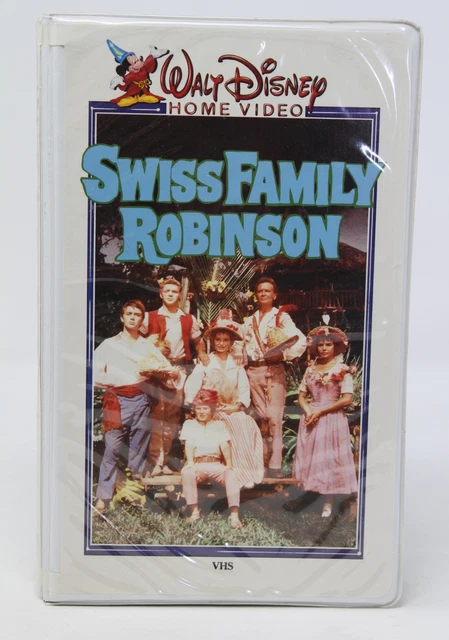 CASSETTA SWISS FAMILY Robinson Walt Disney Home Video VHS Cassetta ...
