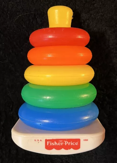 Fisher price best sale stacking rings vintage