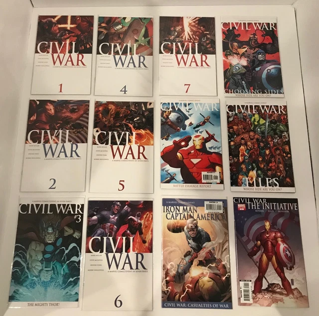 Lot Of 43 Civil War #1-7 / Frontline #1-11 Complete Sets + Minis / 13 One Shots