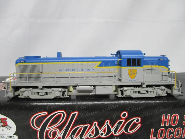 Atlas Classic HO Scale Delaware Hudson Alco RS3 Diesel Locomotive #4110 NOS 7019