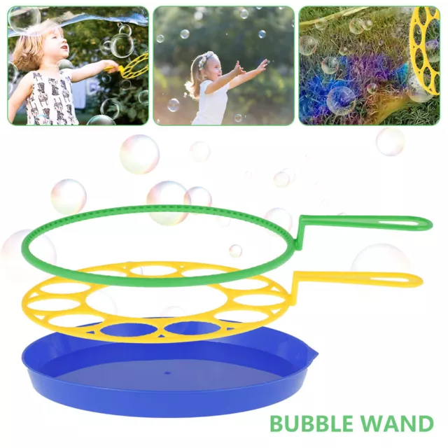 Big Bubble Blow Maker Wand Stick Set Tool Garden Outdoor Toy Children SM sjg