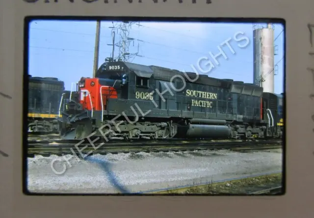 Original  '72 Kodachrome Slide SP Southern Pacific 9035 SD45 Cincinnati    37U29