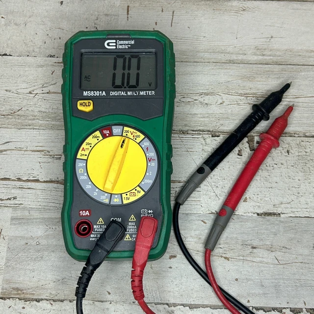 Commercial Electric Digital Multimeter Ms8301a Manual