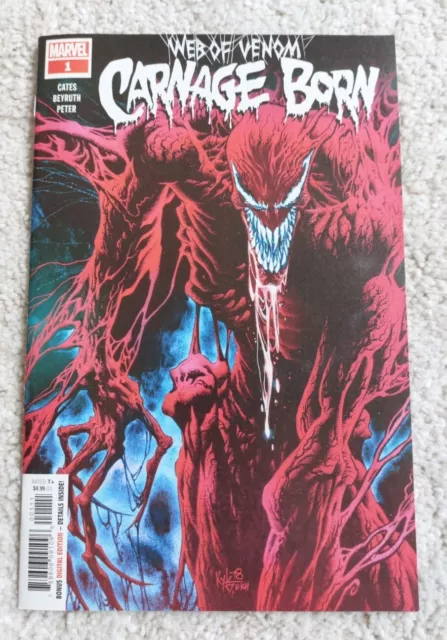 WEB OF VENOM CARNAGE BORN #1 Excellent Condition  BAGGED&BOARDED