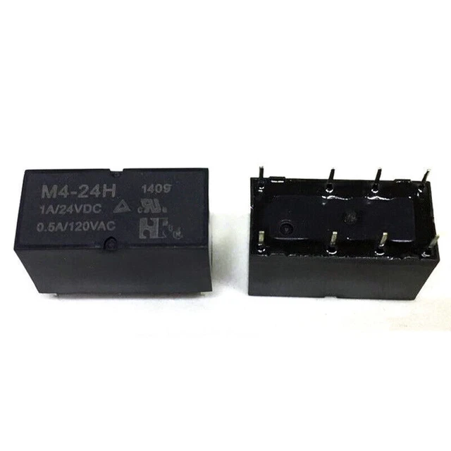 2Pcs MEISEI M4-24H 24VDC Relay 8Pins #W3