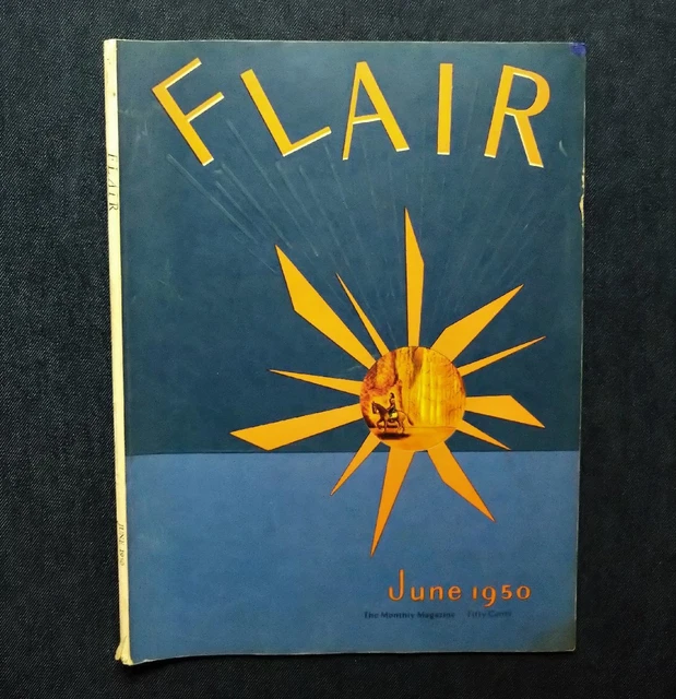 1950 Flair/Fleur Cowles Gypsy Rose Lee Burlesque/Julio De Diego Mccardell/Usa