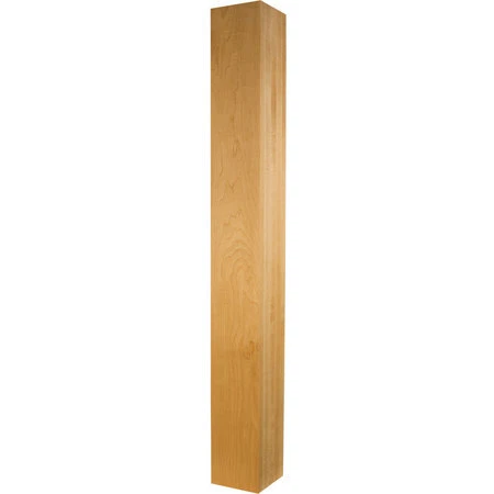 OSBORNE WOOD PRODUCTS 2345004000M 34 1/2 x 4 Square Island Leg in Soft Maple