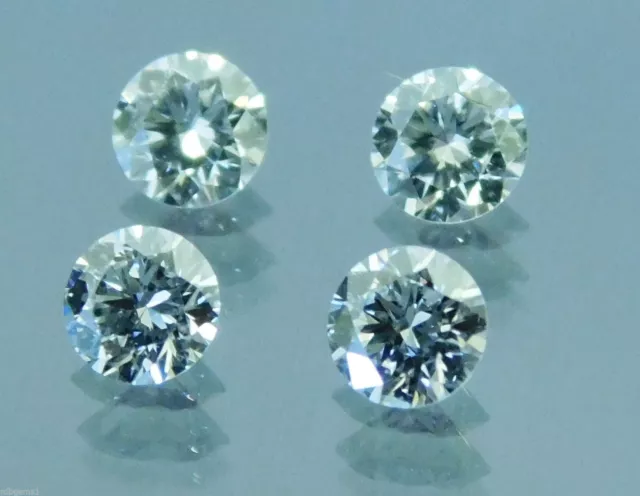REAL 100% NATURAL LOOSE Full Cut Round Diamonds VVSI1-VVSI2 E-H Color 1 pcs