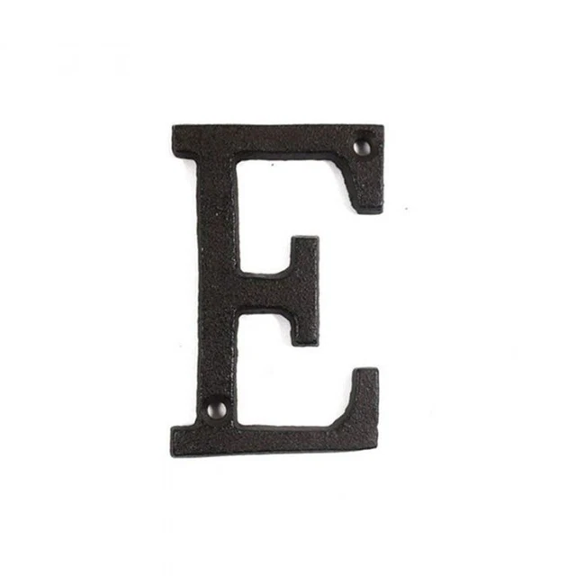Retro Metal Letters Metal Alphabet Iron Cast Numbers House Address Sign