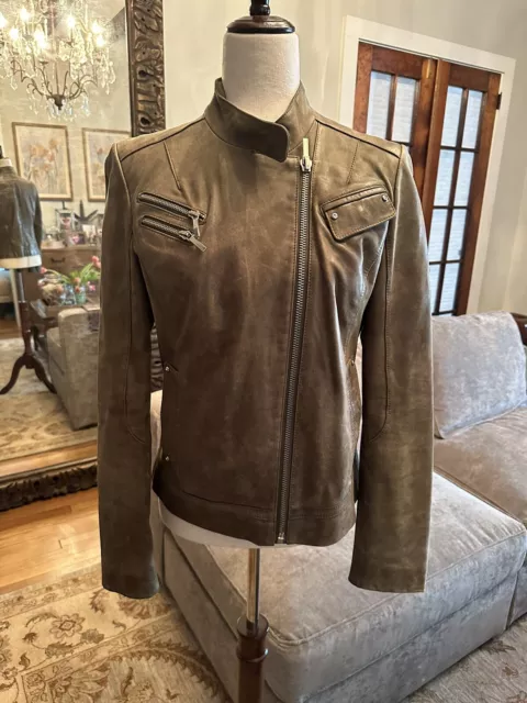 LAUNDRY Leather Jacket Size M