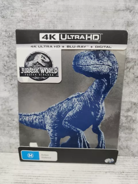 Jurassic World Fallen Kingdom Steelbook 4K UHD + BluRay - All Regions