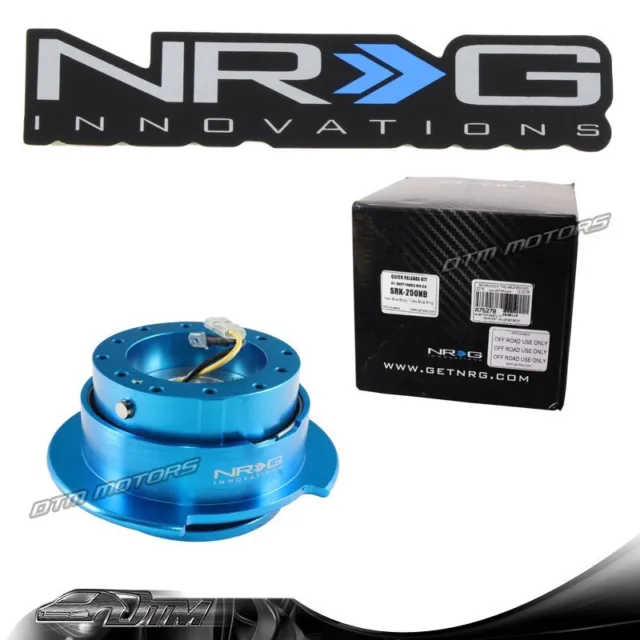 NRG Neuf Bleu Balle Verrou 6-Hole Direction Roue Gen 2.5 Rapide Adaptateur Kit