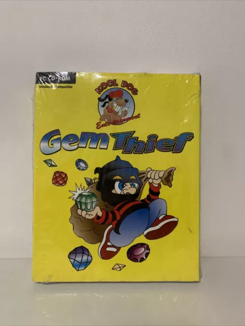 New & Sealed - Gem Thief Pc Game - 2000 Vintage