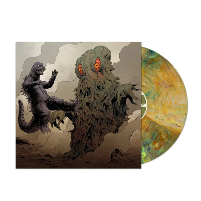 Godzilla Vs Hedorah OST Soundtrack LP Record Waxwork Brown Marble Vinyl