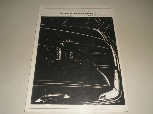Customer Service Rover TRAINING DOCUMENT CUSTOMER Service School Introduction Rover 800T ...