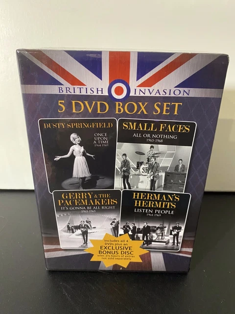 V.A. 「British Invasion 5 DVD Box Set」 British Invasion: 5 DVD Box Set featuring Bonus Disc (Sous