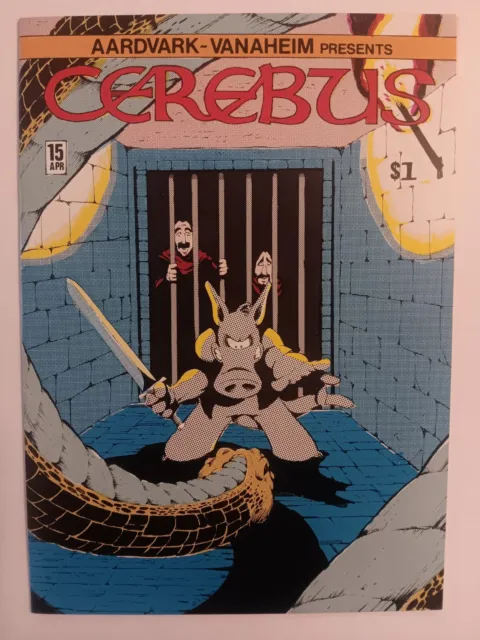 Cerebus # 15 Key 1st Lord Julius Cover 1980 Aardvark-Vanaheim Dave Sim Classic