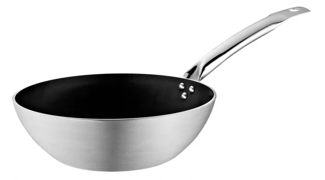 Wok Pfanne aus Aluminium - Ø 30 cm | GGM Gastro