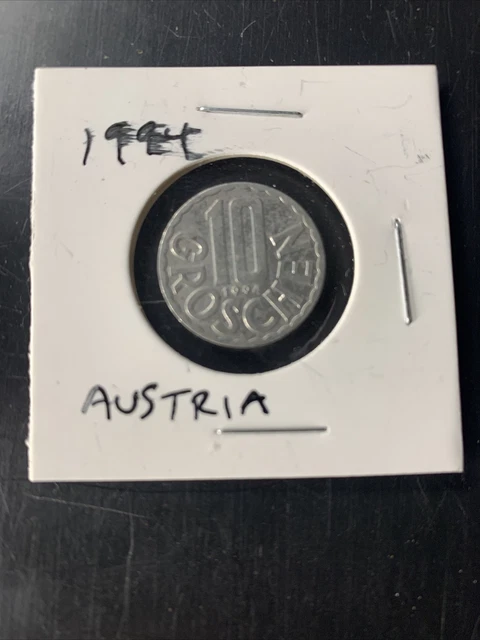 Austria 10 Groschen Aluminum Coin 1994 Ten 10c